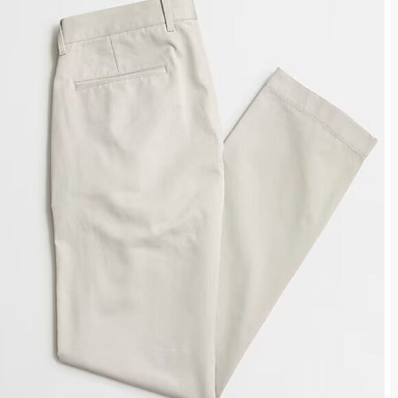 J. Crew factory Straight-fit flex chino pant in Stone NWT size 38/32 - Picture 5 of 14